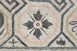 Motif géométrique de la domus de la Via san Rocchino, IIe siècle après J.-C.
