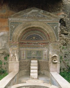 Maison de la Grande Fontaine, Rue de Mercure, Pompéi, Italie (photo) - Roman