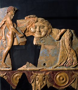Relief de la zone du temple d