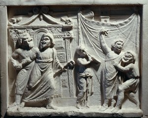 Relief de scène de théâtre de la comédie 