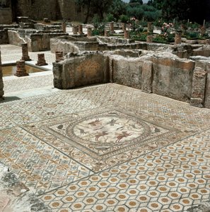 Vestiges des mosaïques de la ville romaine - Roman