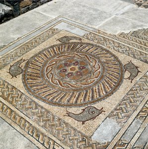 Vestiges des mosaïques de la ville romaine - Roman