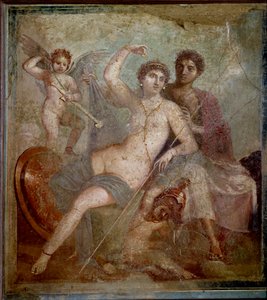 Art romain : Arès, Aphrodite et Éros