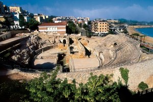 Amphithéâtre romain, Tarragone, Catalogne, Espagne - Roman