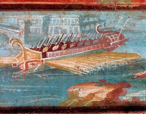Navires de guerre romains à l