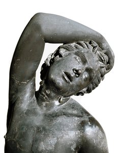 Satyre, statue en bronze - Roman