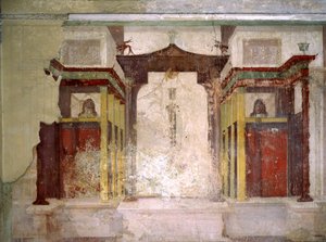 Mur sud de la Salle des Masques, Maison d