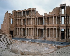 Scène de théâtre romain, 2e-3e siècle - Roman