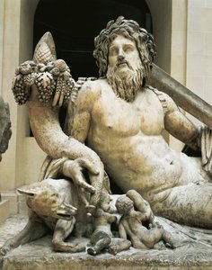Statue représentant le fleuve Tibre - Roman