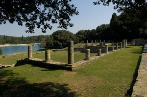 La villa romaine dans la baie de Verige, Brijuni, Croatie - Roman