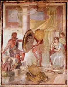Thétis à la forge de Vulcain (fresque) - Roman