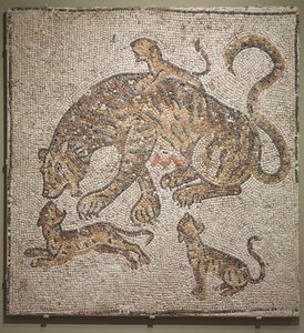 Tigresse et petits, vers 300 après J.-C. - Roman