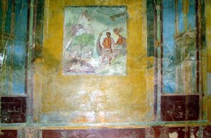 Peinture murale de la Maison du Poète Tragique - Roman