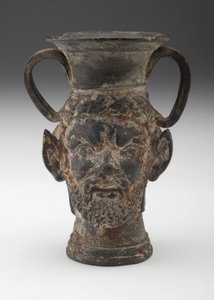 Vase Janus noir