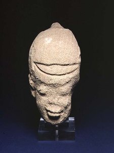 Tête casquée, d