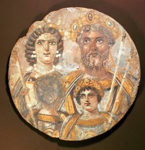 Tondo: Panneau de la famille de Septime Sévère
