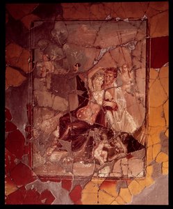 Ariane et Thésée. Mosaïque murale de la Casa del Bicentenario, 5e siècle av. J.-C.-1er siècle apr. J.-C. - Roman Roman