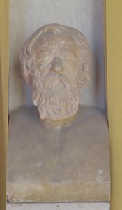 Buste de Socrate (marbre) - Roman Roman
