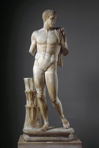 Diomède. Sculpture en marbre romaine d