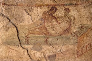 Fresque érotique du Lupanar, Pompéi (Liste du patrimoine mondial de l