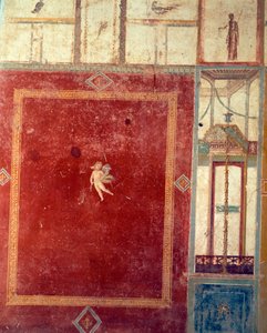 Fresque en quatrième style pompéien, Maison de Pinario Ceriale, Pompéi, Campanie, Civilisation romaine - Roman Roman