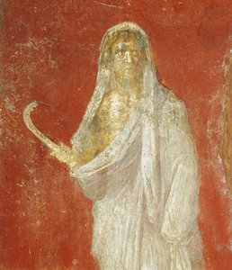 Fresque représentant Saturne, de Pompéi - Roman Roman