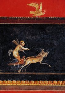 Frise avec cupidon, Maison des Vettii, Pompéi (Liste du patrimoine mondial de l