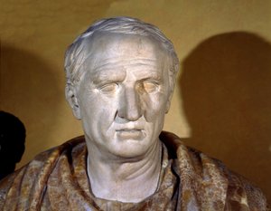 Buste en marbre de Cicéron (Marcus Tullius Cicero) - Roman Roman