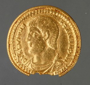 Solidus de Magnence, trouvé à Kirchberg, vers 350-353 (or) - Roman Roman
