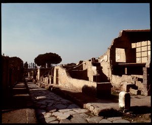 Vue du Decumanus Maximus, Ve siècle av. J.-C.-Ier siècle apr. J.-C. - Roman Roman