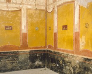 Peintures murales de la Maison des Vettii, Pompéi, Campanie, Civilisation romaine