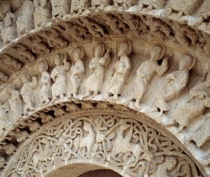 Détail des sculptures du portail sud