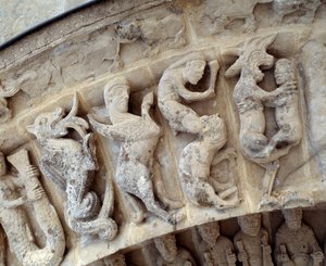 Détail des sculptures du portail sud