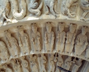Détail des sculptures du portail sud