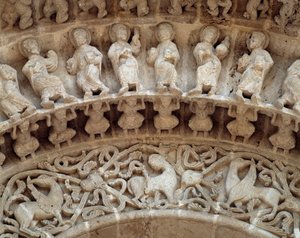 Détail des sculptures du portail sud