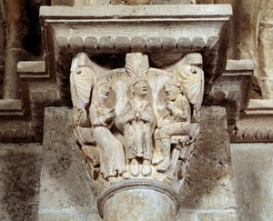 Eugénie de Rome (chapiteau sculpté)