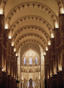 Intérieur de la Cathédrale de Vézelay