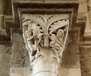 La mort de Caïn (chapiteau sculpté)