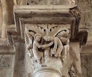 La mort de Caïn (chapiteau sculpté)