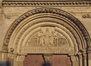 Tympan de la cathédrale de Vézelay (Yonne 89) - Romanesque
