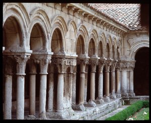 Vue du cloître du Monastère Royal de Las Huelgas de Burgos - Romanesque