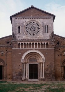 Vue de la façade de l