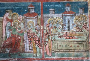 La vie et la mort de Saint Nicolas, mur sud de l
