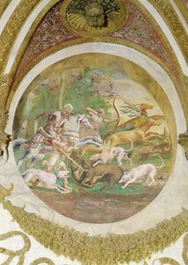 Chambre des Vents, chasse au cerf et au sanglier - Romano Giulio