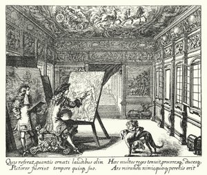Peinture (gravure) - Romeyn de (after) Hooghe
