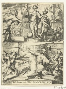Page de titre pour le Hollandsche Mercurius de l