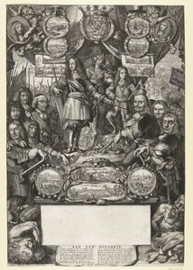 Allégorie des victoires de Guillaume III en 1673 - Romeyn de Hooghe