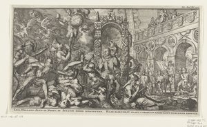 Allégorie autour de la guerre de Quatre-Vingts Ans - Romeyn de Hooghe