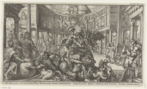 Allégorie sur le rôle de Nassau dans l