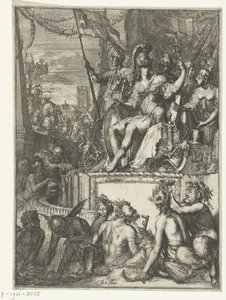 Représentation allégorique du commerce maritime - Romeyn de Hooghe
